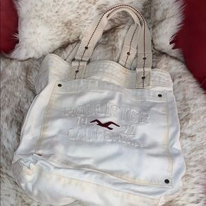 Hollister Canvas Tote Bag, Beach or Work Bag